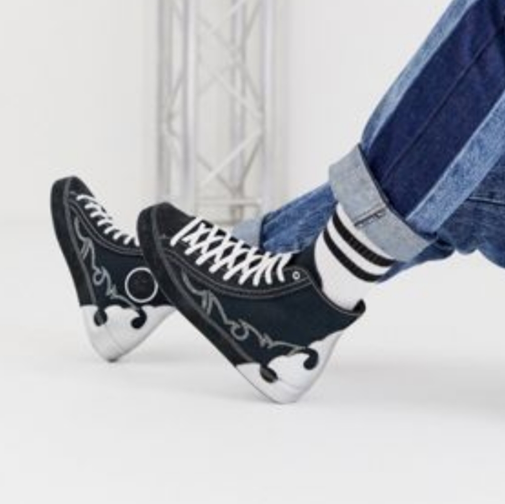 Converse All Star Sasha Hi Black/Pure Silver Women's 7